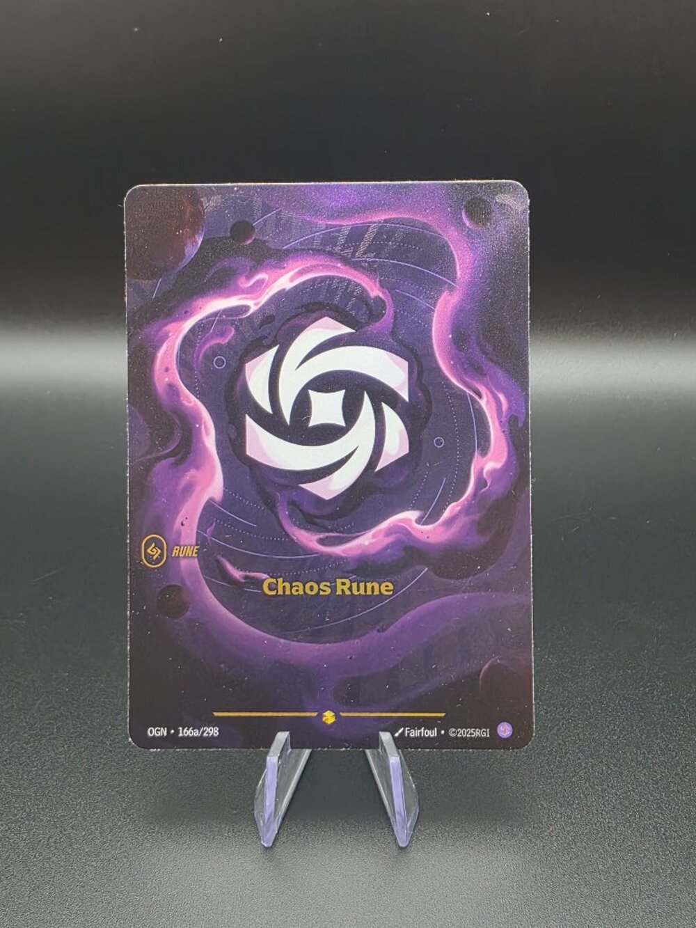 Riot Games League of Legends Chaos Rune Rune Hologram OGN-166a/298 2025